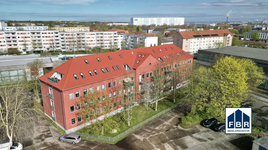 Objektansicht - Haus kaufen in Wismar - Ihr Anlagehafen an der Ostsee: Saniertes Wohnensemble mit Aufzug in der Hansestadt Wismar