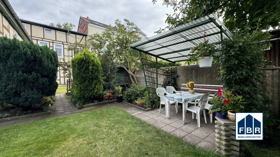 Gemütliche Sitzecke im Garten