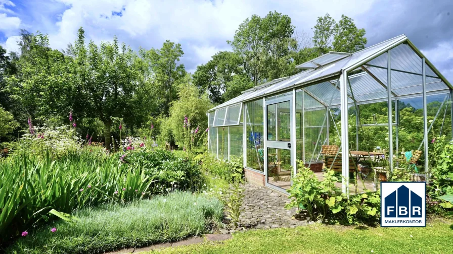 Wintergarten mit Gewächshaus