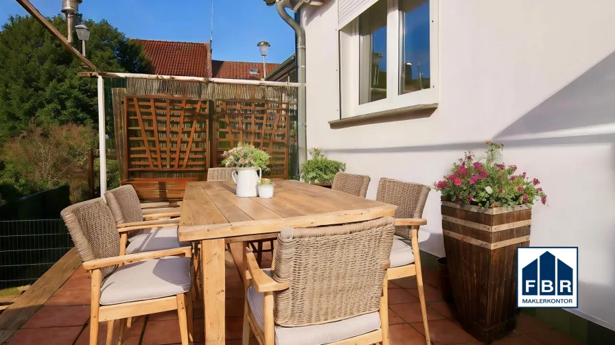 Gestaltungsvorschlag Dachterrasse - Wohnung kaufen in Sternberg - Klein aber fein! Modernisiertes Stadthaus in Sternberg