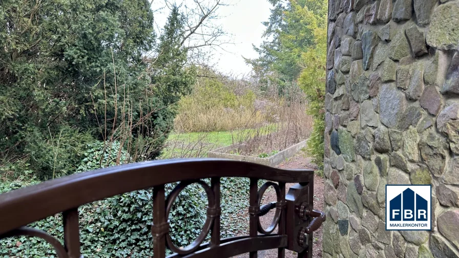 Blick zum Garten