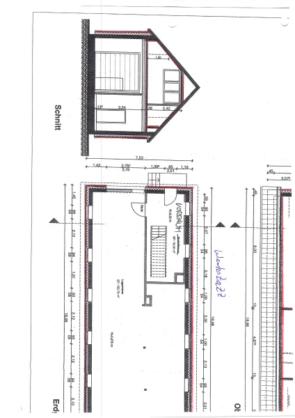 Grundriss Werkstatt