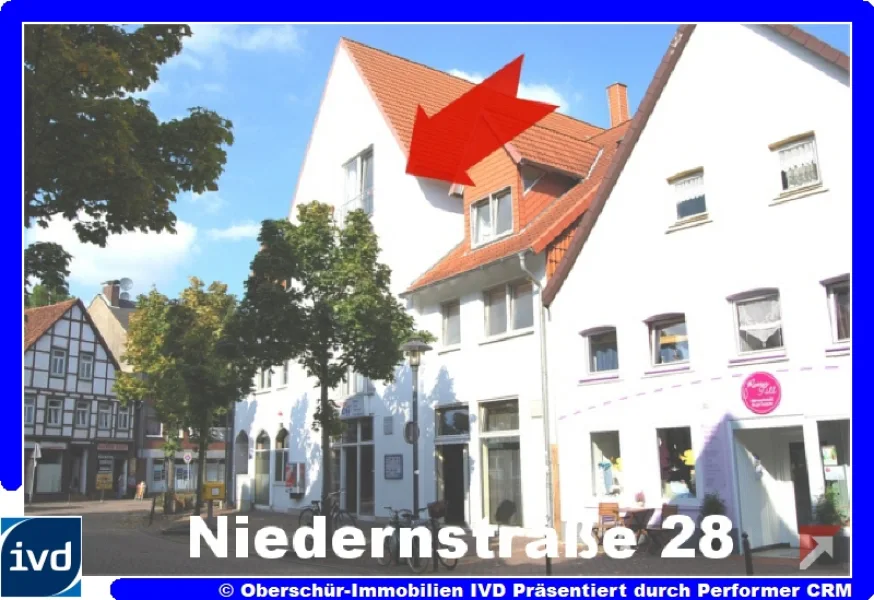 Objektansicht - Wohnung mieten in Stadthagen - 4 Zimmerwohnung in der Altstadt von Stadthagen zu vermieten