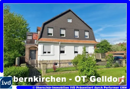 Südansicht - Haus kaufen in Obernkirchen - Ein Haus auch für die etwas größere Familie