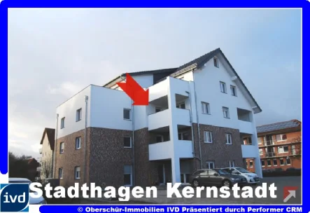 Objektansicht - Wohnung mieten in Stadthagen - TOP-moderne 3-Zimmer-Wohnung im Kfw 55 Standart!