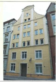 Außenansicht - Wohnung mieten in Stralsund - Wohnen in interessanter Altstadtlage, Mietwohnung im 3. OG
