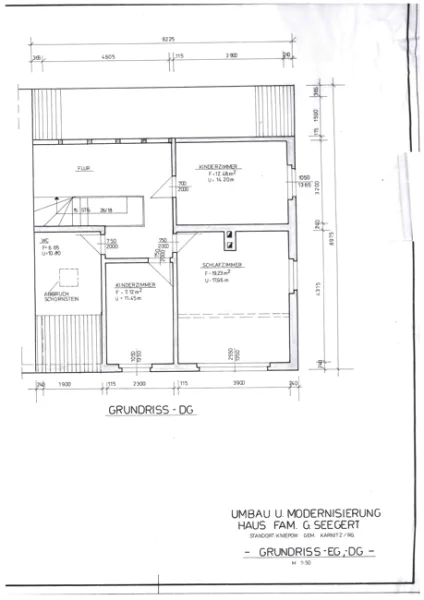 Grundriss Dachgeschoss