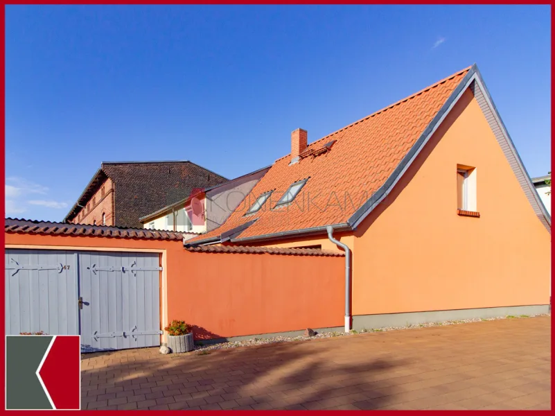 Eingang Südwestseite - Haus kaufen in Barth - Homeoffice an der Ostsee