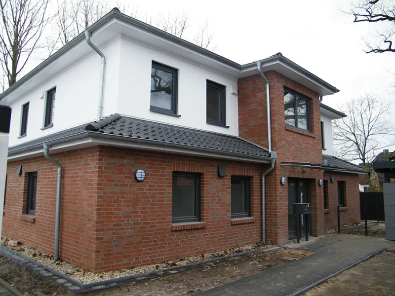 Eingangsansicht - Wohnung kaufen in Ganderkesee - Ganderkesee, Neubau. Fertigstellung demnächst!  Attraktive Eigentumswohnung in beliebter Wohnlage.