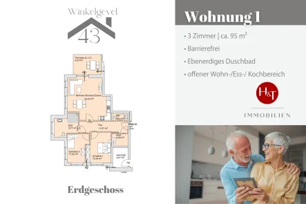 Neubau Wohnung kaufen in Stuhr Brinkum – Hechler & Twachtmann Immobilien GmbH - Wohnung kaufen in Stuhr - Winkelgevel 43 – attraktiver Neubau in Brinkum