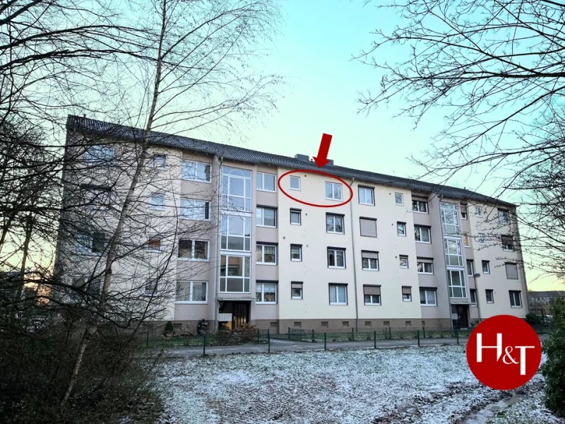 Verkauf Wohnung Bremen Huchting – Hechler & Twachtmann Immobilien GmbH - Wohnung kaufen in Bremen - Huchting von ganz oben – Vier-Zimmer-Wohnung mit großem Essbereich!