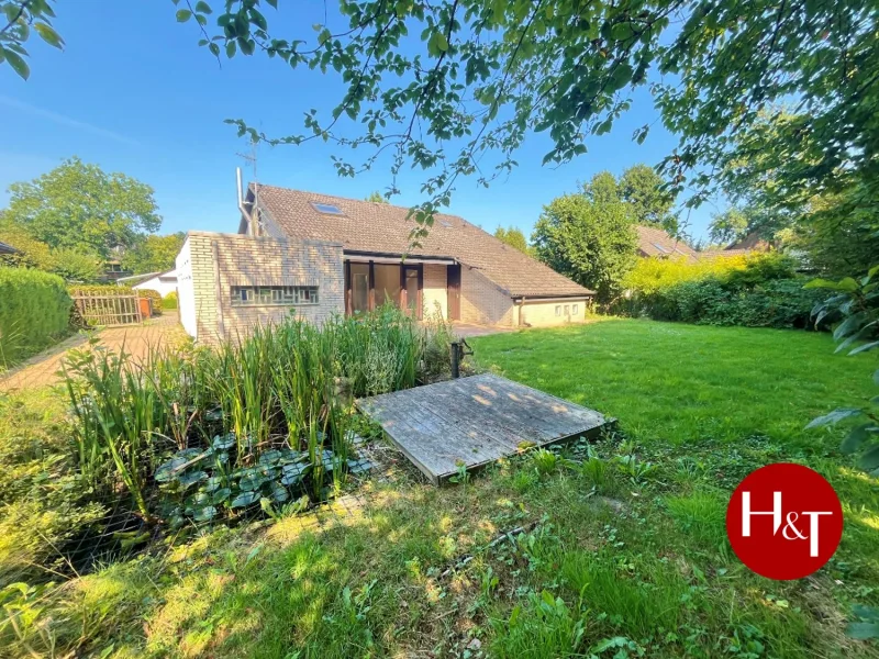 Verkauf Bungalow Stuhr-Moordeich Hechler & Twachtmann Immobilien GmbH - Haus kaufen in Stuhr - Traumlage, ebenerdige Bewohnbarkeit in Sackgassenlage!