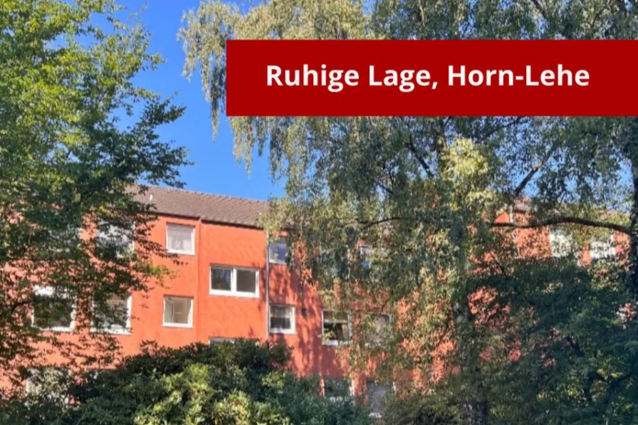 Wohnung kaufen in Bremen – H & T Immobilien - Wohnung kaufen in Bremen - West-Loggia, im Grünen und absolut ruhig – 3  Zimmer im Hochparterre!