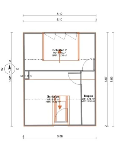 Grundriss Dachgeschoss