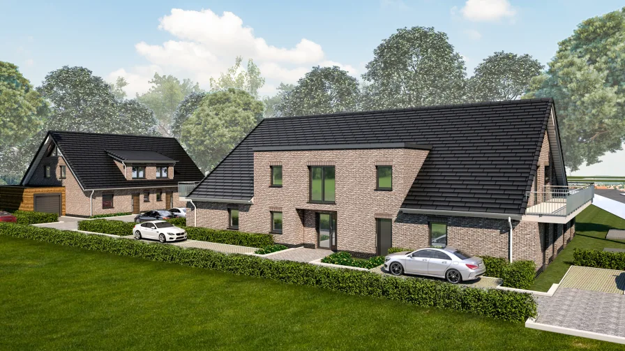 Miete Neubau Wohnung Stuhr-Stelle - H&T Immobilien - Wohnung mieten in Stuhr - Naturnahes und modernes Wohnen an der Steller Heide