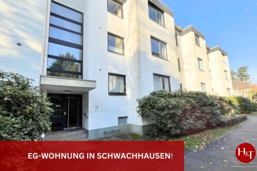 Wohnung zu verkaufen Bremen Schwachhausen – H & T Immobilien - Wohnung kaufen in Bremen - Helles Erdgeschoss mit Blick ins Grüne – Tiefgarage inklusive!