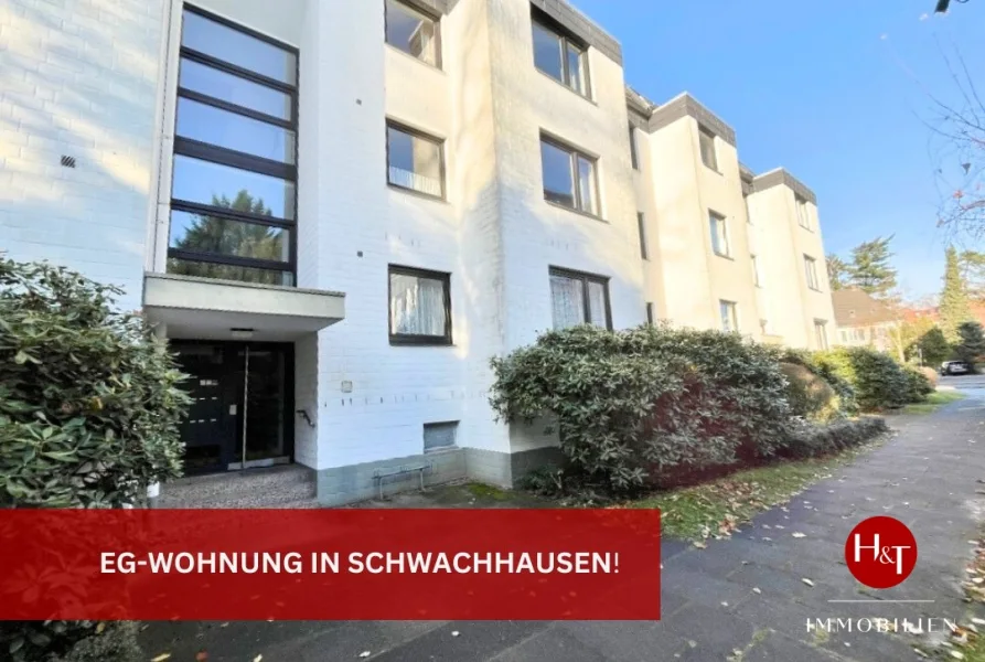 Wohnung zu verkaufen Bremen Schwachhausen – H & T Immobilien  - Wohnung kaufen in Bremen - Helles Erdgeschoss mit Blick ins Grüne – Tiefgarage inklusive!