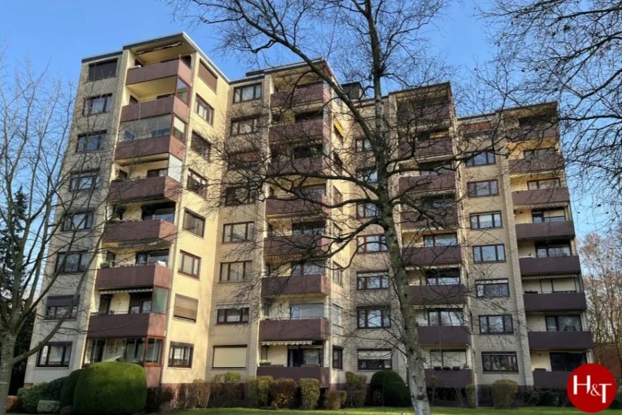 Wohnung zu verkaufen Bremen Huchting – H & T Immobilien - Wohnung kaufen in Bremen - Zentral – hell und gut geschnitten – mit Fahrstuhl und Loggia!