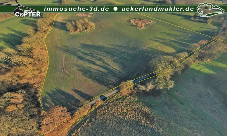 Ansicht Flst 17 - Grundstück kaufen in Schloen - Verkauf Ackerflächen ca. 21 ha Mecklenburger Seenplatte