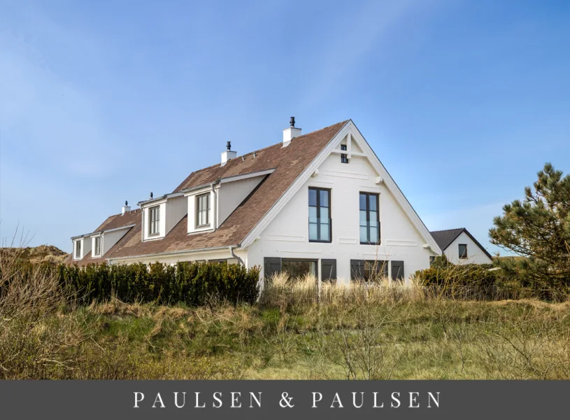  - Haus kaufen in Sylt - Neubau: Luxuriöses Hausteil (Ferienwohnung) zwischen Watt und Weststrand in Rantum