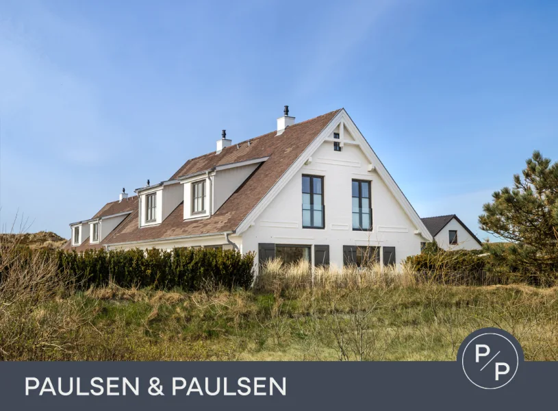  - Haus kaufen in Sylt - Neubau: Luxuriöses Hausteil (Ferienwohnung) zwischen Watt und Weststrand in Rantum