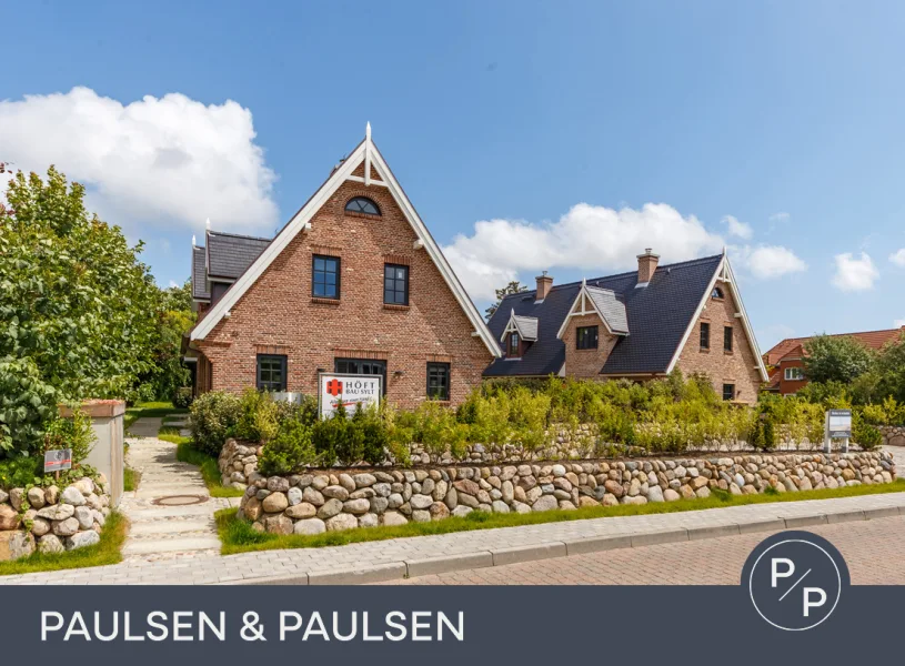  - Haus kaufen in Sylt - Neubauhausteil (Ferienwohnen) mit luxuriöser Ausstattung und Einrichtung in Alt-Westerland / Tinnum