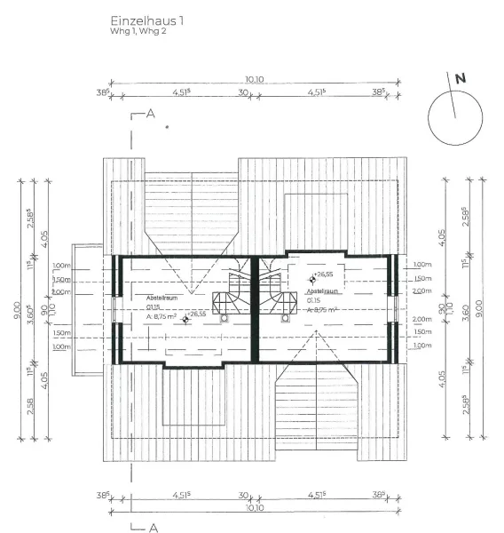 Grundrisse Einzelhaus 1 SB