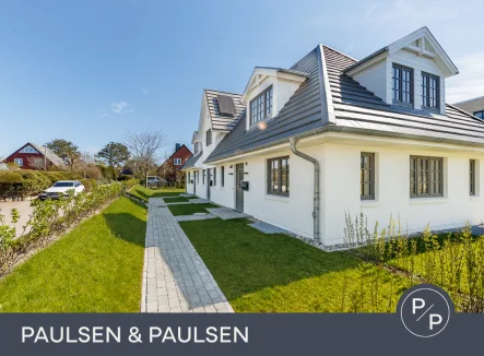  - Haus kaufen in Sylt - Exklusives Endhausteil mit schönem Garten und Garage in Alt-Westerland