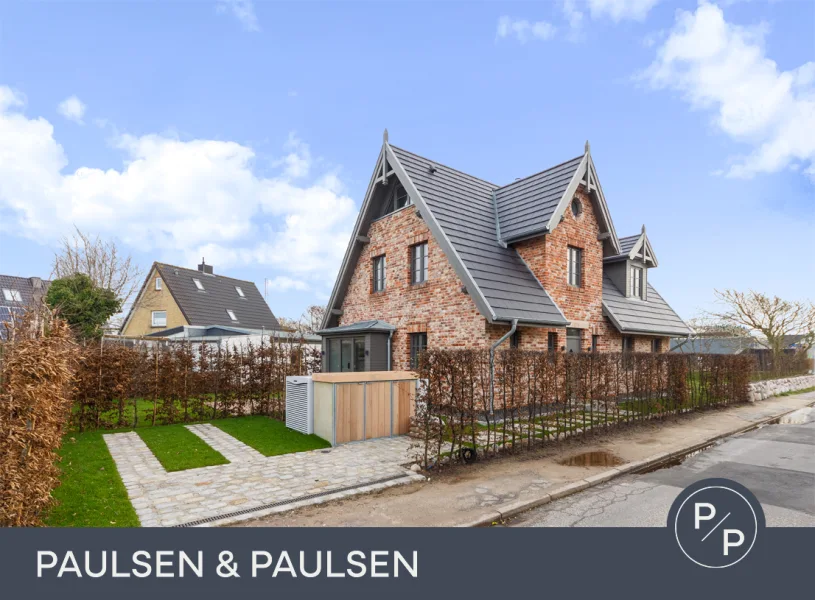  - Haus kaufen in Sylt - Exklusiver Neubau einer Haushälfte in Westerland (Dauerwohnen)