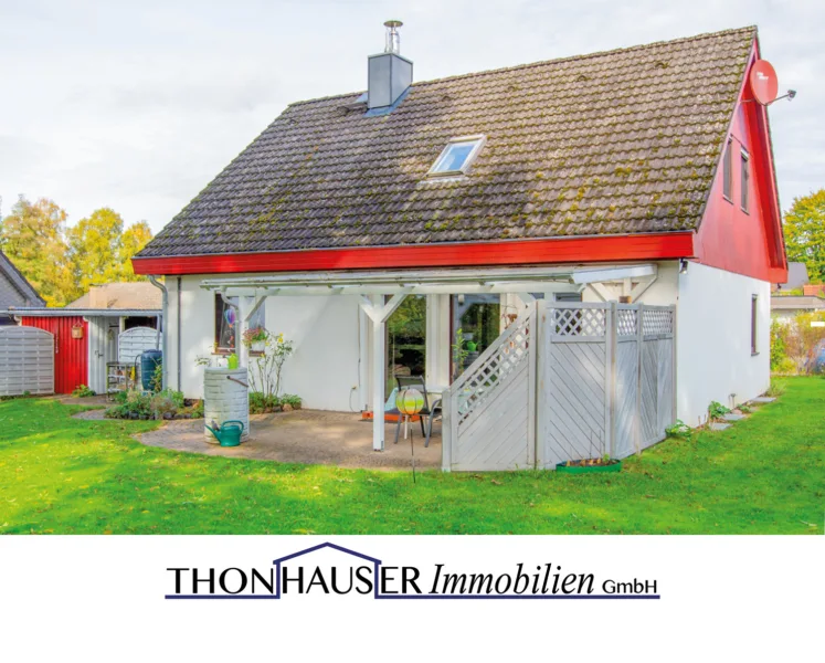 EFH-22929-Köthel-Thonhauser-Immobilien-GmbH-Titel - Haus kaufen in Köthel - Einfamilienhaus mit Kamin und Carport in Sackgassenlage in 22929 Köthel