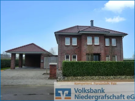 Vordere Ansicht - Haus kaufen in Georgsdorf - Repräsentatives Wohnhaus in Georgsdorf 