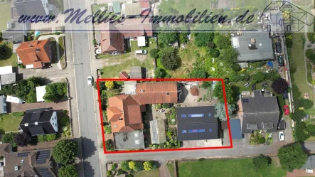  - Sonstige Immobilie kaufen in Wrestedt - Einfamilienhaus+ kleinem Bungalow+ Gr. Halle+ Nebengebäude/ Bauland