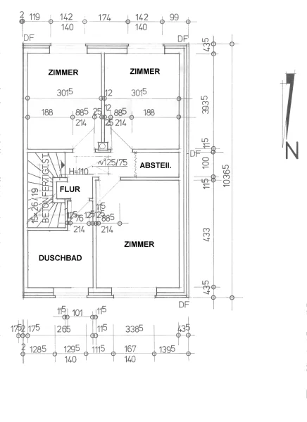 Grundriss Obergeschoss