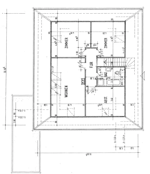 Grundriss Dachgeschoss