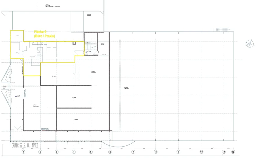 Grundriss 2. Obergeschoss - Fläche 9