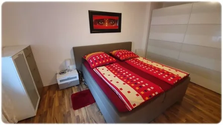 Schlafzimmer  - Wohnung mieten in Braunschweig - Braunschweig - ab sofort - möblierte Wohnung mit Balkon im Magniviertel