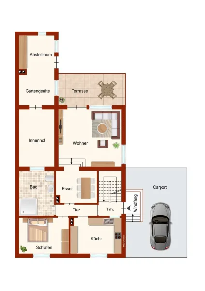 Grundriss EG unmaßstäblich