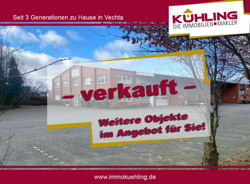  - Halle/Lager/Produktion kaufen in Goldenstedt / Lutten - Vielseitiges  Objekt Produktion / Werkstatt / Lager / Büro