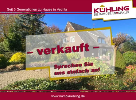 2023-300-vk - Haus kaufen in Twistringen - Charmantes Ein-/ Zweifamilienhaus auf großem Grundstück