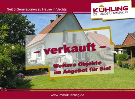  - Haus kaufen in Vechta - Charmantes Einfamilienhaus für die kleine Familie