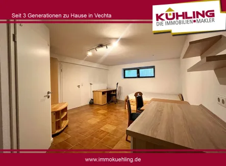 Titelbild -Neu - Wohnung mieten in Vechta - ** 1 Zimmer Souterrainwohnung für Pendler **