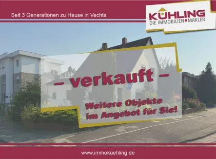  - Haus kaufen in Vechta - Sanierungsbedürftiges Einfamilienhaus in zentrumsnaher Lage!