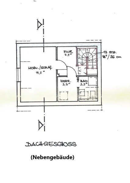 Hinterhaus Grundriss DG-1a