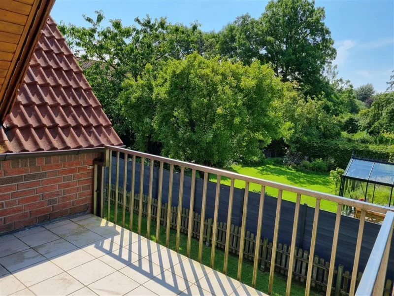 Loggia - Wohnung kaufen in Wangerland - Schöne Ferien-Eigentumswohnung in ruhiger Reihenhausanlage