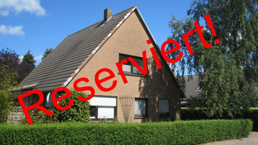 reserviert - Haus kaufen in Wangerland - Solides freistehendes Einfamilienhaus in ruhiger Anliegerstraße