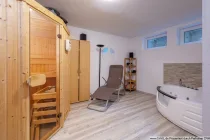 Sauna und Whirpool Kellergeschoss