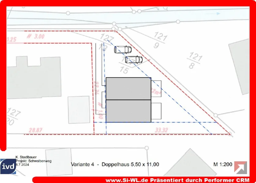 Variante 4 - Grundstück kaufen in Winsen (Luhe) - Grundstück für ein Doppelhaus