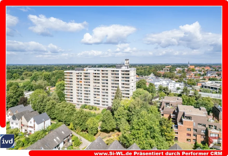 Vogelperspektive - Wohnung kaufen in Winsen (Luhe) - Toller Ausblick