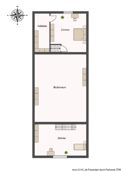 Dachgeschoss - Grundriss