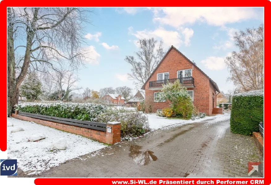 Straßenansicht - Haus kaufen in Marschacht - Möchten Sie ruhig und nah am Wasser wohnen?